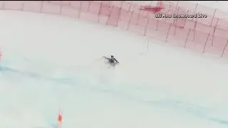 Vonn crashes in last race before Winter Games and says 'My Olympic dream is not over'
