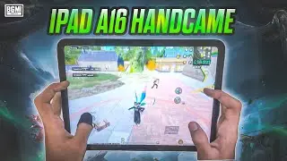IPAD 11 GEN(A16) BGMI/PUBG TEST🔥 || IPAD A16 HANDCAME || 4 FINGER+ GYRO || VIZOM