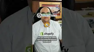 Shopify vs WordPress for eCommerce #wordpress #shopify #ecommerce #startup #onlinebusiness