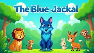 The Blue Jackal | Panchatantra Moral Story for Kids | Bedtime Stories | Moral Lok