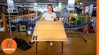 Quest Outdoors Bamboo Square Table Medium