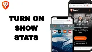 How To Turn On Show Stats On Brave Private Web Browser App