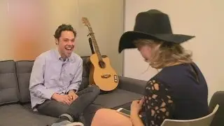 Andy Jordan jokes with ex-girlfriend, in interview about tour and new music