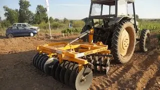 Gascón Internacional  Nero GR-SX250-24. Grada en X suspendida de discos para la viña