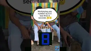 Multiplying Tricks by 5 Like a Pro! 🤯