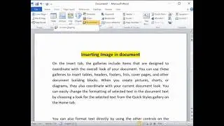 How to Add Image in MS Word Using Screen Clipping | No Download Needed