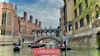 Visit to the University Town of Cambridge [4K]