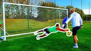 Spécifique Gardien de But ATTAQUE DE BALLE/POSITION D'ATTENTE GOALKEEPER TRAINING