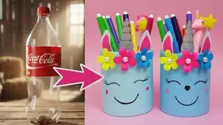 How to Make Pen Stand/Origami Pen Holder/Paper Pencil Holder/Pen Holder,All of Art And Craft😱??