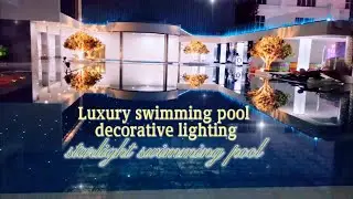 Starlight adorns your swimming pool, bathing in the star river in midsummer.