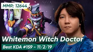 WHITEMON WITCH DOCTOR SUPPORT 7.37d | Dota 2 Pro Gameplay