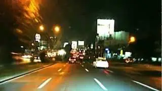 Colorful Quezon Avenue Night Drive