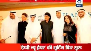SRK re-starts shooting of  'Happy New Year'