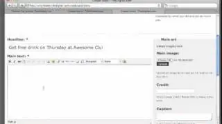 Creating a story on TheDigitel
