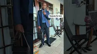 Modesty is for men too...