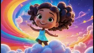 Baby Tia Paints the Sky | Creative Color Song for Kids | Fun Nursery Rhymes in English
