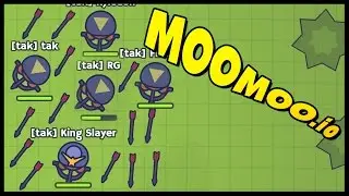 MooMoo.io - LARGEST BASE EVER! Massive Clan Takes Over Map & Bow Update! - MooMoo.io Gameplay