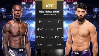 Israel Adesanya vs Arman Tsarukyan Full Fight - UFC Fight Of The Night