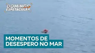 Sobreviventes relatam como conseguiram escapar de situações extremas em alto-mar