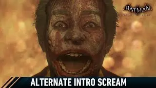 AUDIO; Batman; Arkham Knight; Alternate Intro Scream