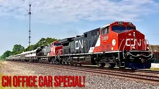 CN&rsquo;s Office Car Special And More In Northern Indiana! 06-11-25