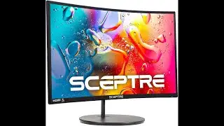 Sceptre 24 Inch Curved 1080p 75Hz Gaming Monitor Review