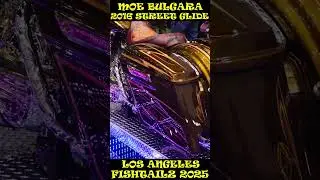 Moe Bulgara 2016 Harley Street Glide Fishtailz Show Los Angeles 2025  #fishtailz #custom #viclas