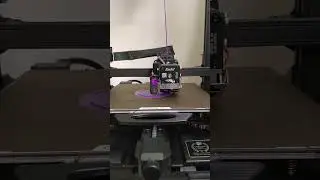 Ender 3 S1 Pro: Purple spiral vase (Part 1)  #ender3s1 #ender3s1pro