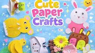 Cute paper craft ideas💡| 5 minute craft || #papercraft #cute #diy #youtube #ytviral 