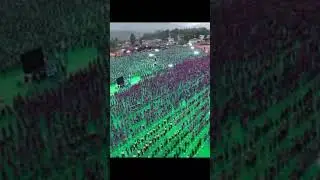 World Record - Patanjali Srinivas @ Araku 108 Surya Namaskars with 21,850 tribal students#yoga