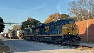 CSX F728 Tarboro NC 11/19/2025 Slamming the Joints w 46 Cars