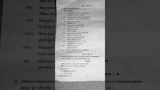 Business communication skills Question paper 2025 || Rajasthan university #questions #exam #fyp #yt