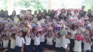 Adidas turns over a school building in Barangay Budlaan, Cebu City