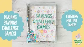 Savings Challenge Games | Saving $120 | Finishing THREE games! | #savingmoney #budgeting