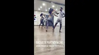 Bachata Partnerwork Demo | Arun Pauer & Sneha Vakkala | 7 Feb 2021 | Paris - Pinto Picasso