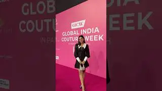 At global india couture week!!