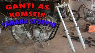 Проблемы с рулем? Разберите рулевую колонку Yamaha Scorpio и замените ось.