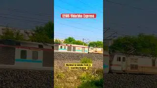 12105 Vidarbha Express | Mumbai to Gondia Train is reaching Nagpur