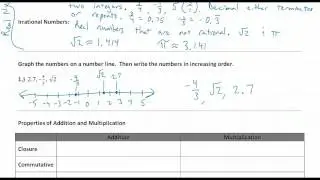 1.1 Real Numbers and Number Operations