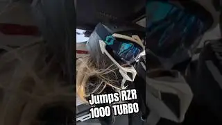 Girl Jumps RZR 1000 Turbo! #RZR #SXS #sidebyside #jump