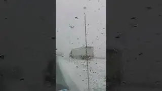 Navigating a Blizzard on I-80 | Trucker's Journey on Mar 2, 2024. #snow #roadtrip #blizzard