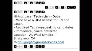 UAE JOBS 19 APRIL 2024