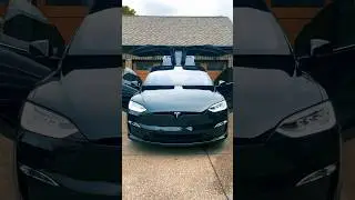 Tesla Model X getting a bath 🛁 #cars  #cinematic #tesla #teslamodelx