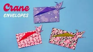 Origami Crane Envelopes