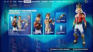 Fortnite item shop Christmas skins are back (January 9th 2024)