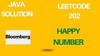 Happy Number - Leetcode 202 - Java Solution