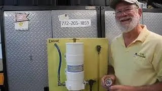 Dirty diesel fuel filter