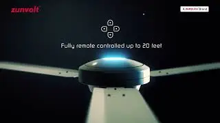 ZunVolt FALCO BLDC Ceiling Fan | Energy Saving Fan | Remote Control Ceiling Fan | Smart Fan