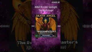 AD&D Monster Spotlight: The Death Angel | The Evil Dungeon Master's AD&D Universe #shorts