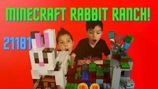 REVIEWING THE MINECRAFT RABBIT RANCH LEGO SET 21181